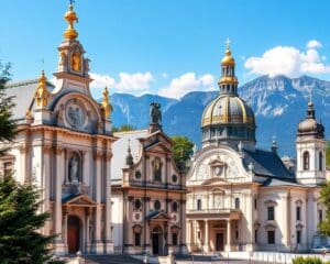 Barocke Kirchen in Salzburg, Österreich