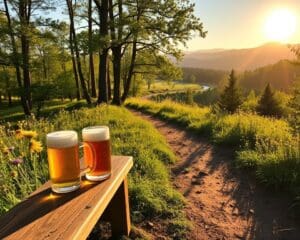 Bierwanderungen durch die Natur