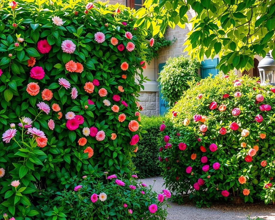 Blühende Hecken für natürlichen Sichtschutz im Garten