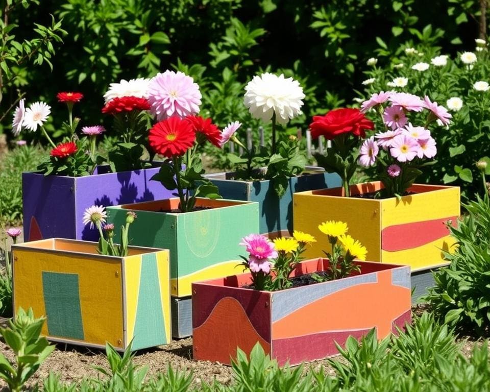 Blumenkästen aus recycelten Materialien: Nachhaltige Ideen