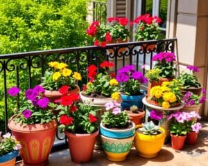 Blumenschalen für den Balkon: Kreative Pflanzideen