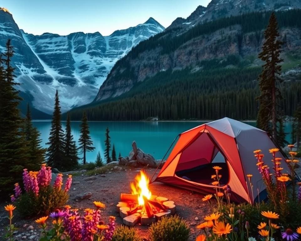 Camping am Moraine Lake