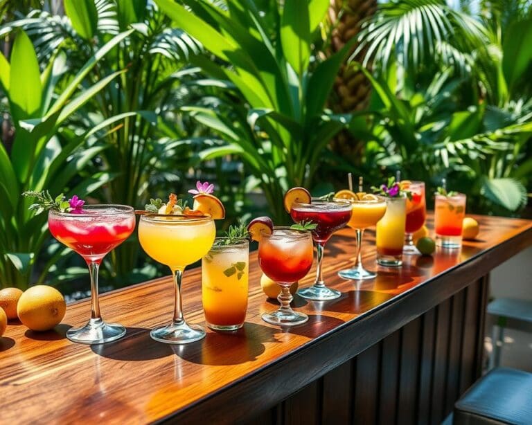 Cocktail-Tastings mit Exoten