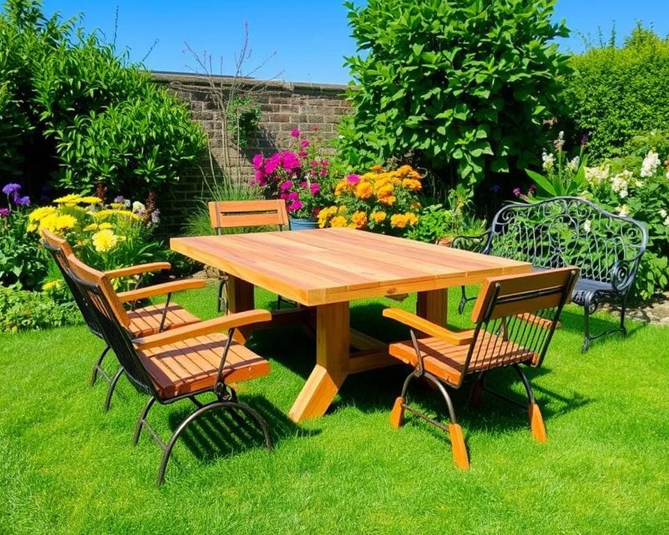 DIY-Projekte für den Garten: Möbel aus Holz und Metall