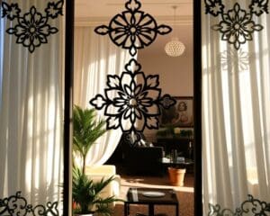 Fensterfronten dekorieren: Sichtschutz und Lichtspiele