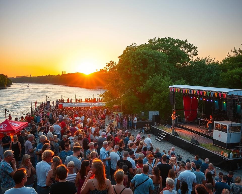 Flussufer-Festivals - Die perfekte Kulisse für Konzerte