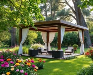 Freistehende Gartenpavillons für stilvolle Rückzugsorte