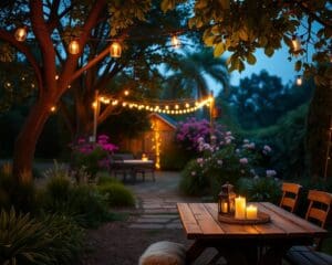 Gartenbeleuchtung für laue Sommernächte
