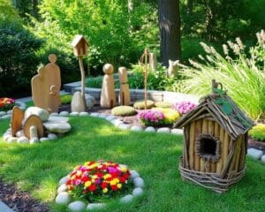 Gartendekoration aus Naturmaterialien: Kreative Ideen