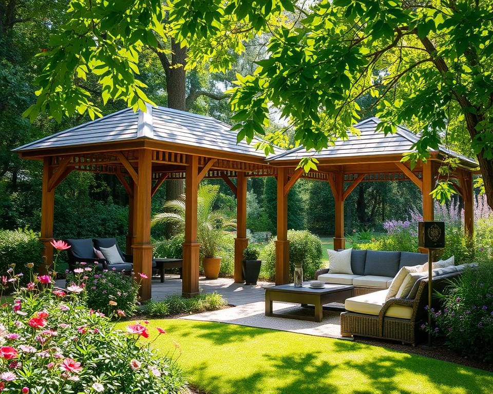 Gartenpavillons: Schattige Rückzugsorte für den Sommer