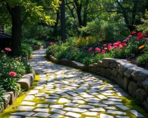Gartenwege aus Naturstein: Einfache Anleitungen