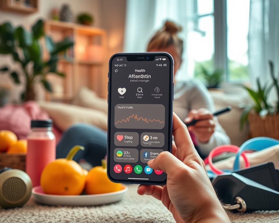 Gesundheits-App Funktionen