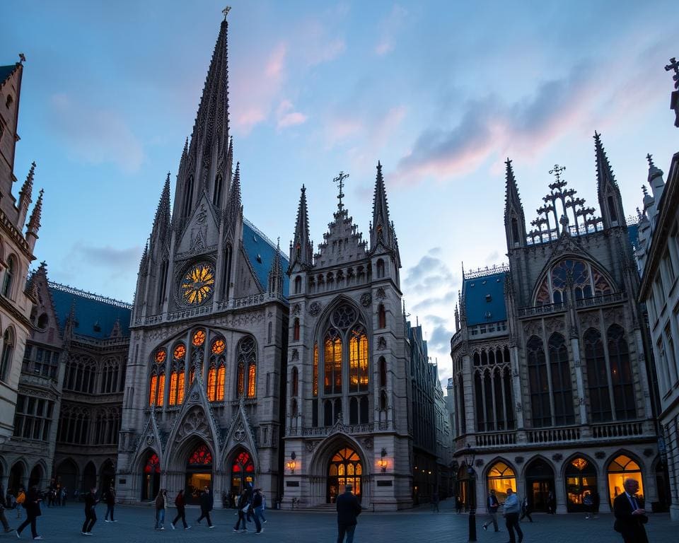 Gotische Kathedralen in Gent, Belgien