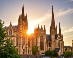 Gotische Kathedralen in Rouen, Frankreich