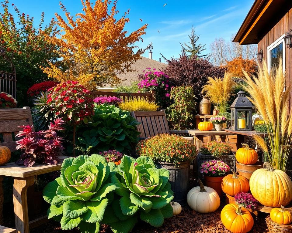 Herbstliche Pflanzen für den Garten