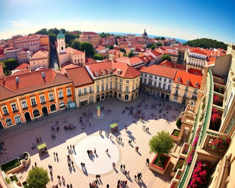 Historische Plätze in Lissabon, Portugal