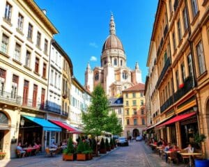 Historische Plätze in Lyon, Frankreich