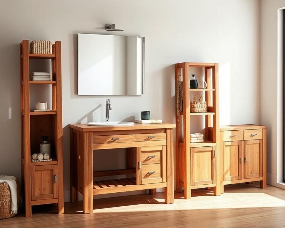 Holz Badezimmermöbel