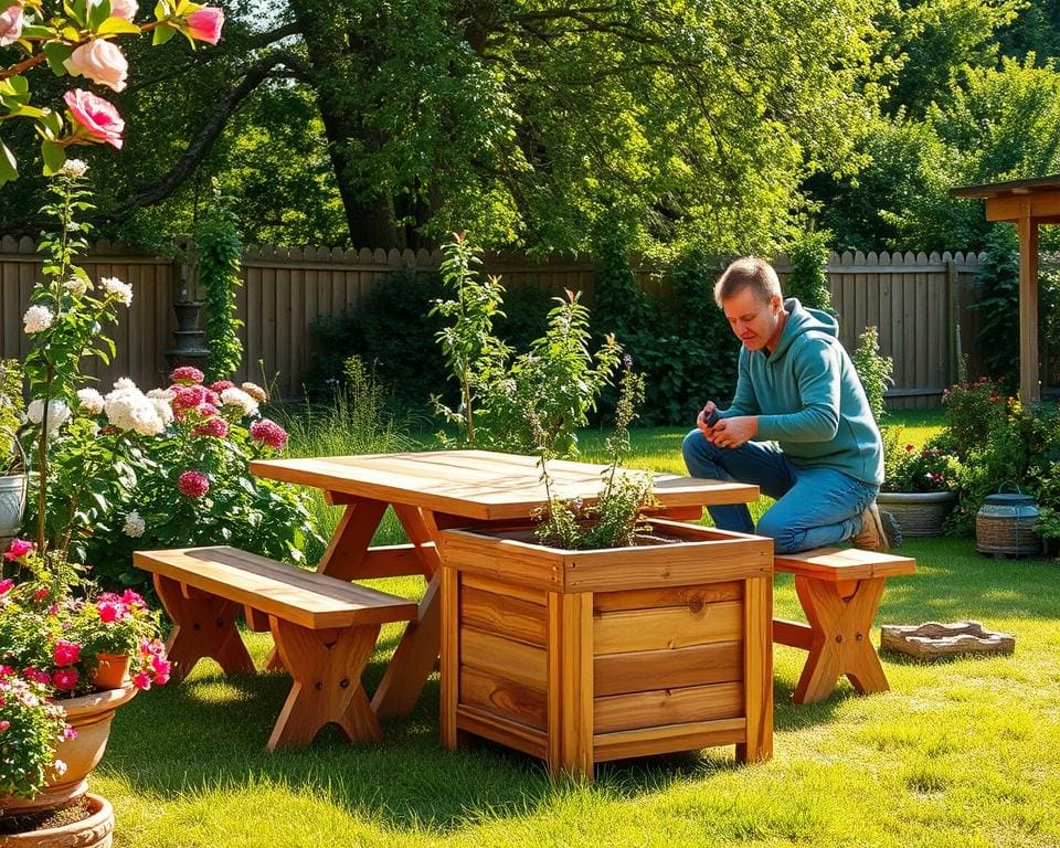 Holzarbeiten für den Garten: DIY-Anleitung für Anfänger