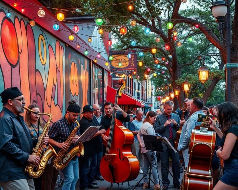 Jazz und Kunst in Austin, Texas