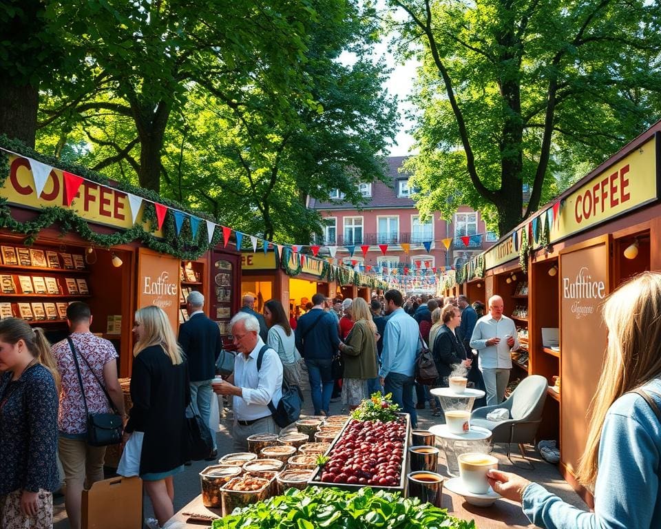 Kaffee-Festivals mit Verkostungen