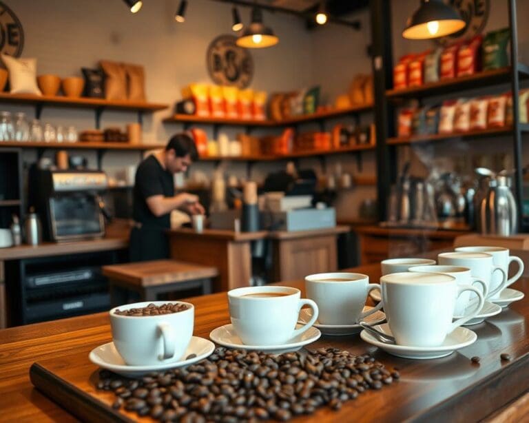 Kaffee-Verkostungen in Röstereien