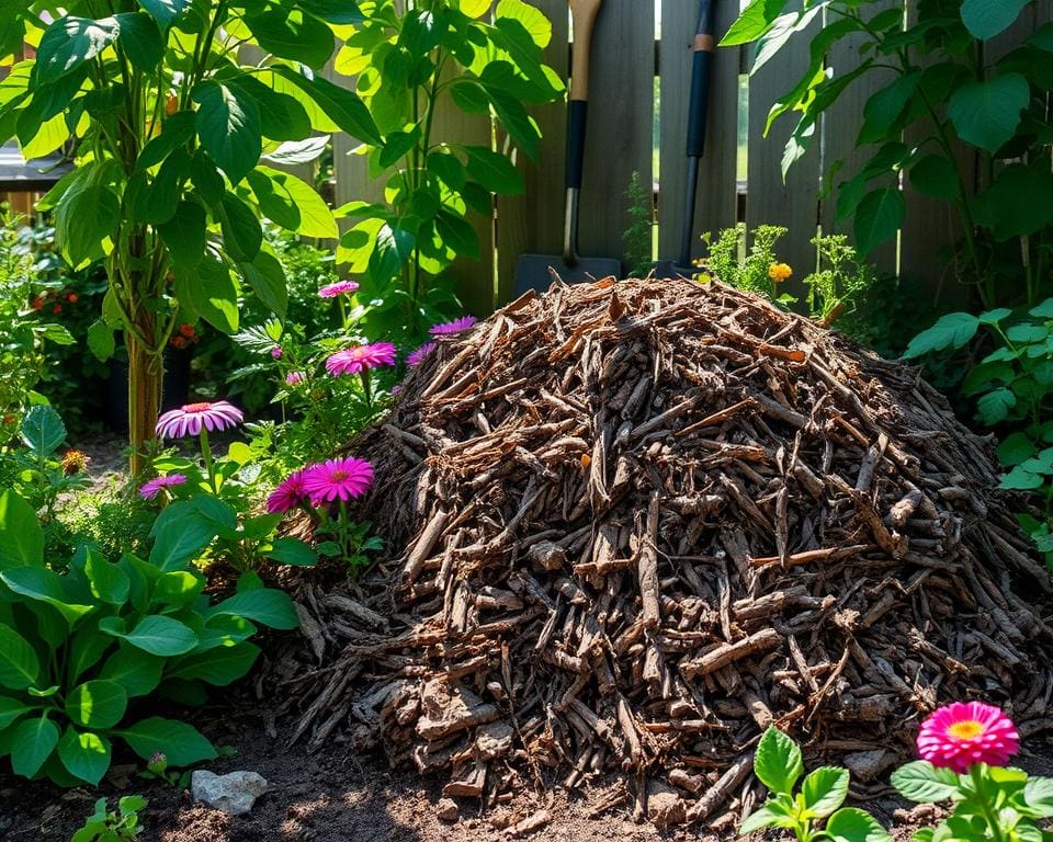 Kompostierung im Garten