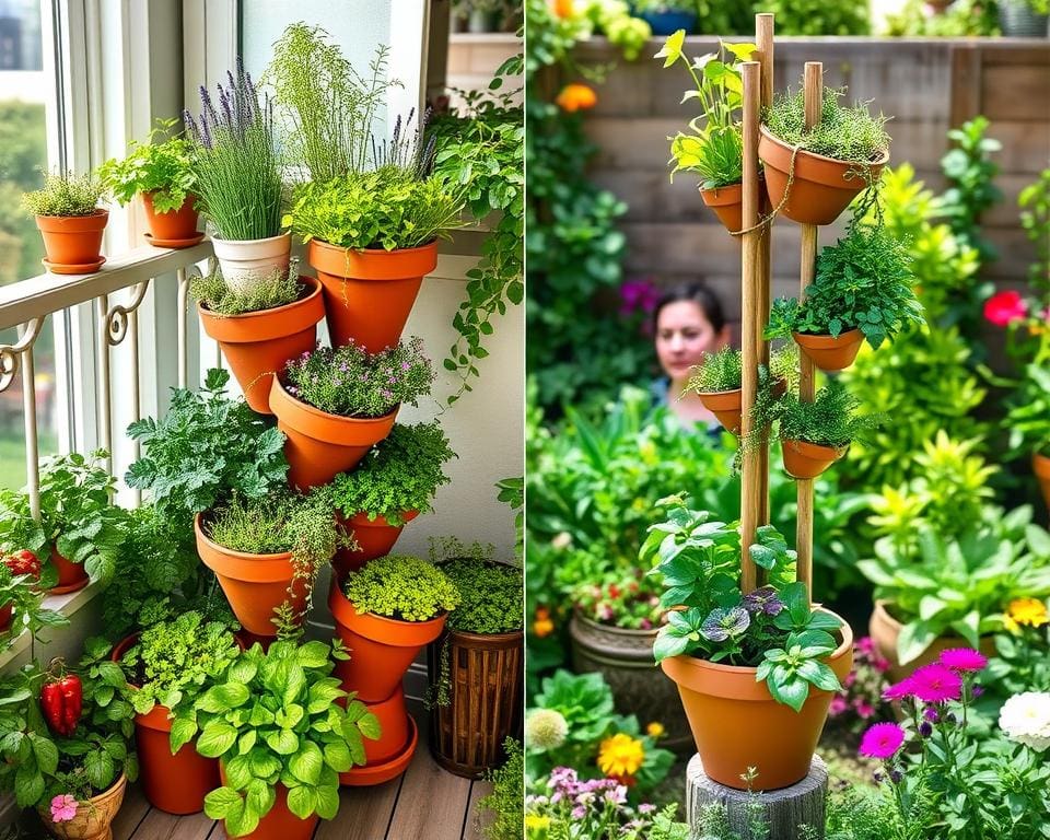 Kräuterspiralen: Platzsparende Anbauideen für Balkon und Garten