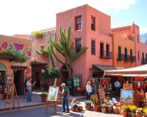 Kreative Kunstszene in Santa Fe, New Mexico