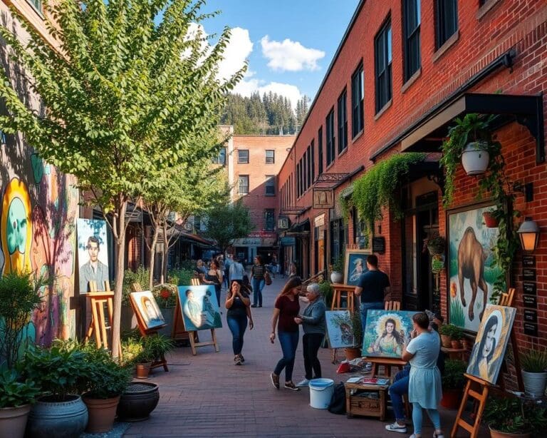 Kreative Viertel in Boulder, Colorado