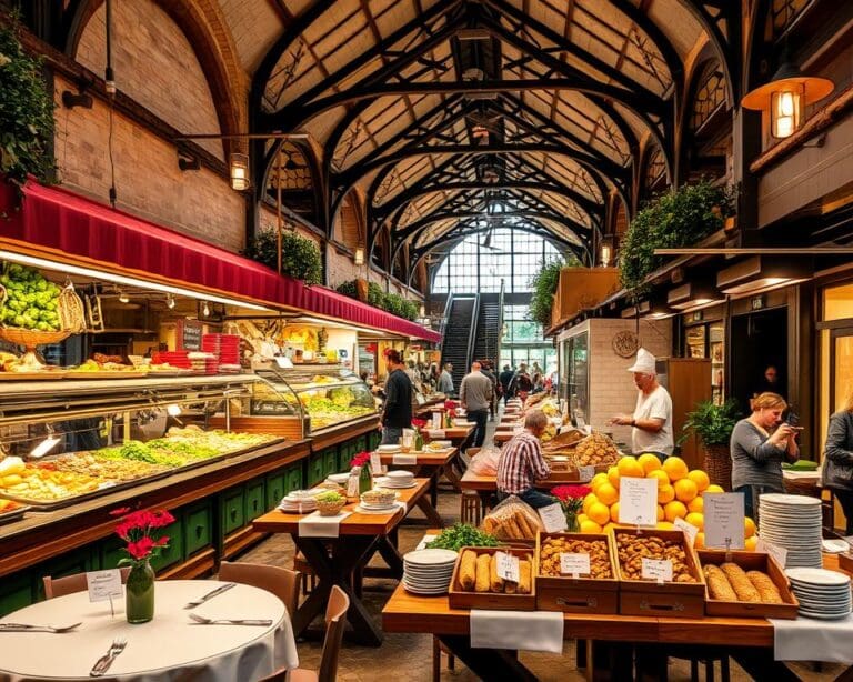 Kulinarische Entdeckungen in Food Halls