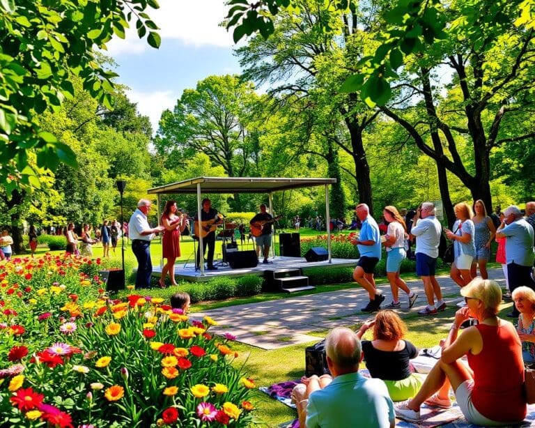 Live-Musik in Parkanlagen