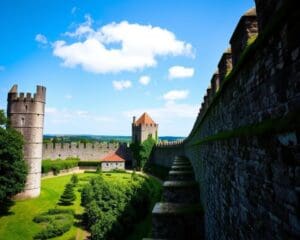 Mittelalterliche Mauern in Visby, Schweden