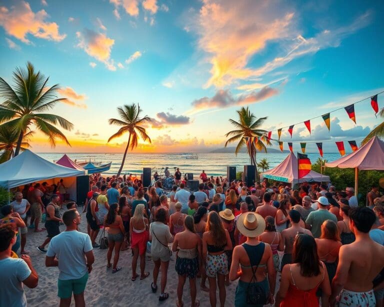 Musikfestivals auf Inseln