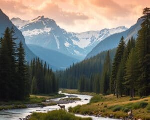 Natur und Parks im Kootenay National Park, Kanada