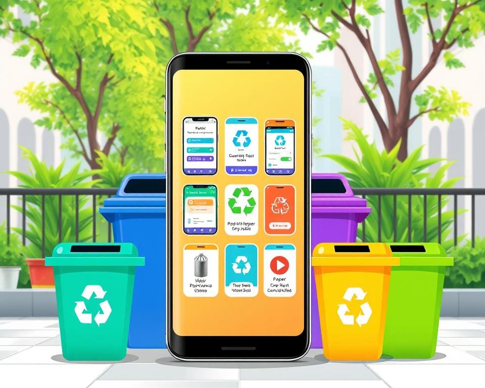 Recycling-Apps zur Abfalltrennung