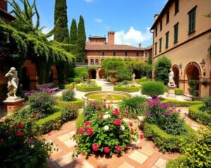 Renaissance-Gärten in Siena, Italien