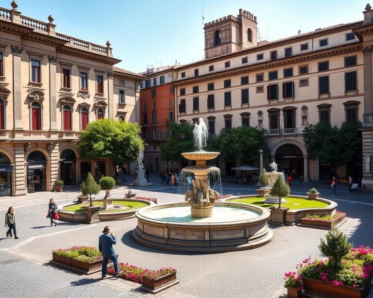 Renaissance-Plätze in Turin, Italien