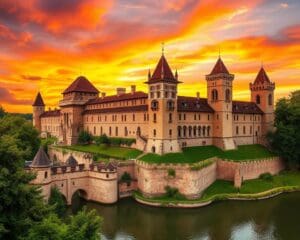 Renaissance-Schlösser in Ferrara, Italien