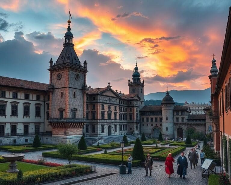 Renaissance-Schlösser in Turin, Italien