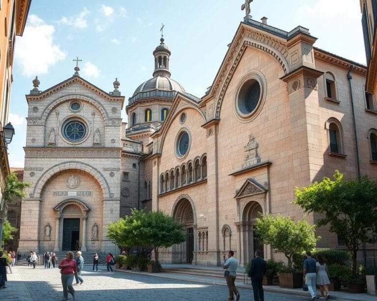 Romanische Kirchen in Ravenna, Italien