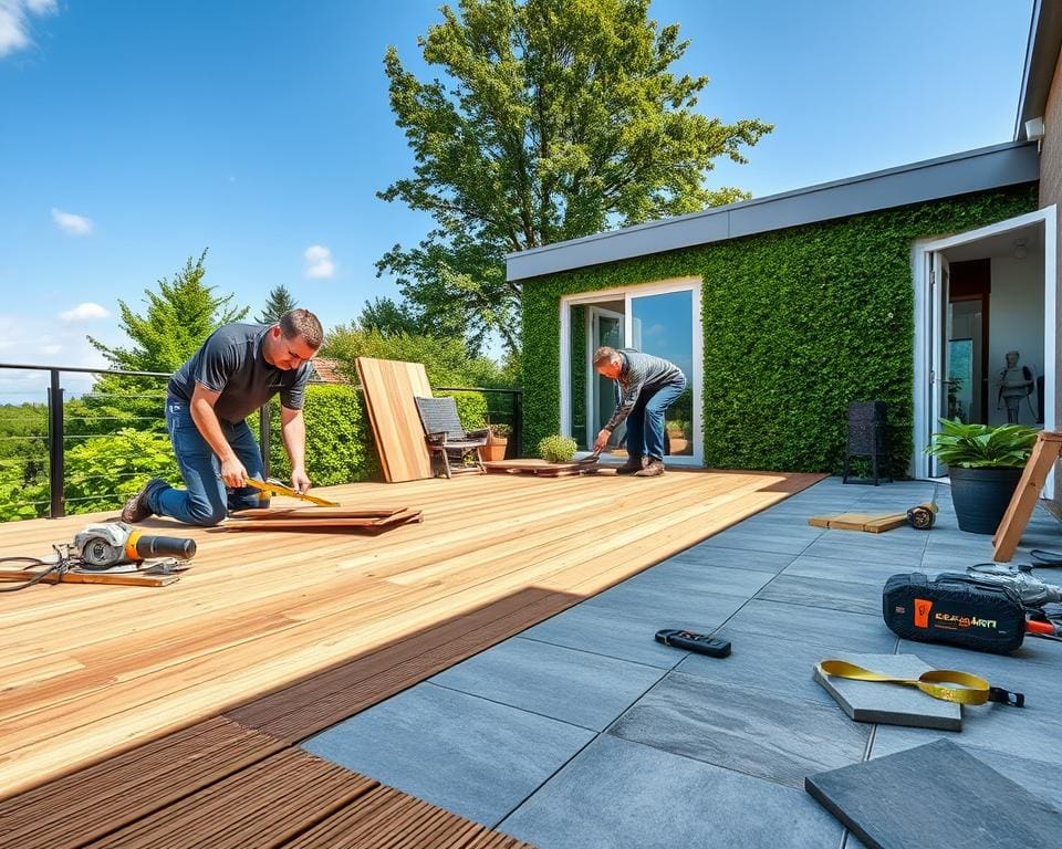 Terrassenböden neu verlegen: Materialien und Anleitungen