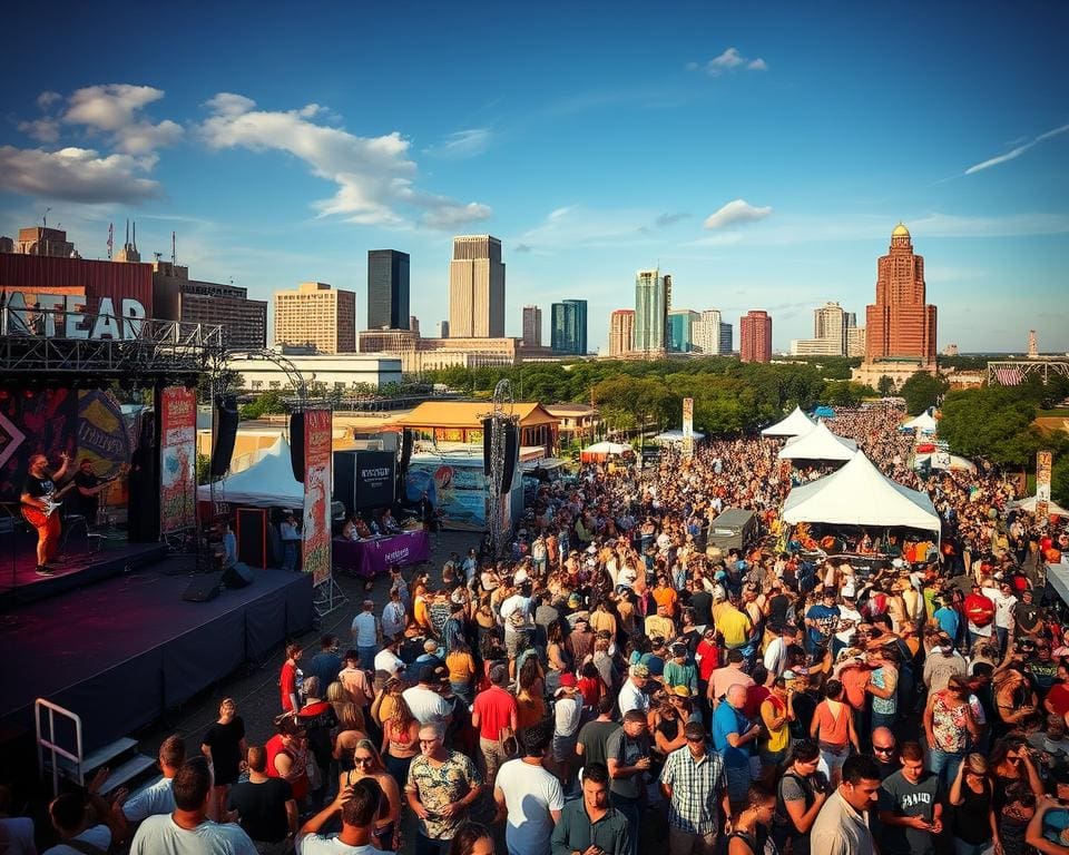 Vielfalt der Musikfestivals in Austin