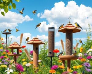 Vogelfutterstationen für mehr Artenvielfalt im Garten