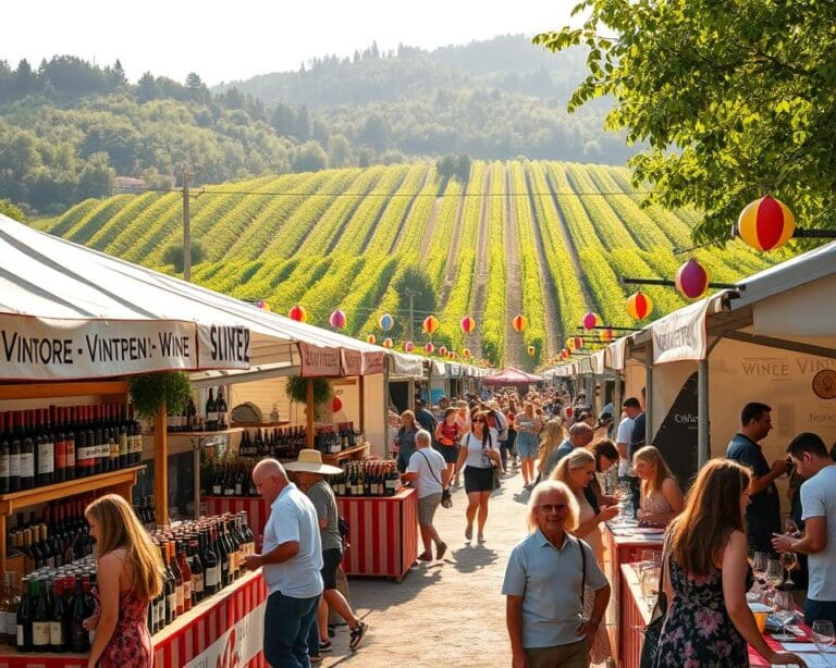 Weinfeste mit internationalen Winzern