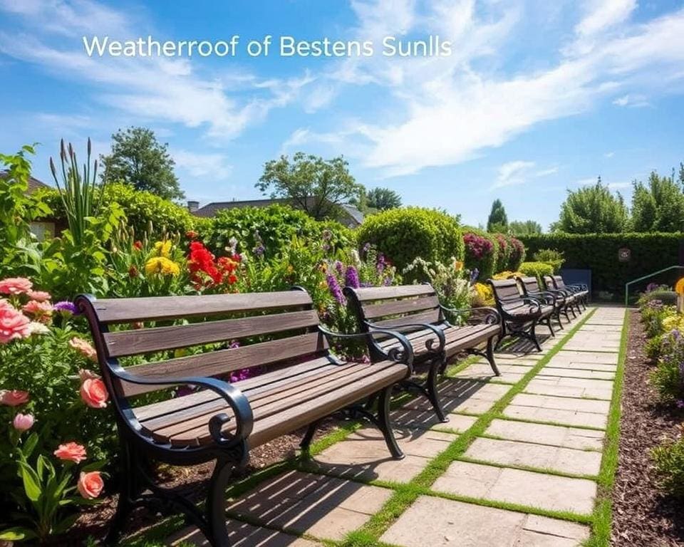 Wetterfeste Gartenbänke: Komfort auch bei Wind und Wetter