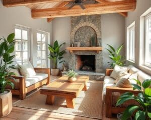 Wohnideen mit Naturmaterialien: Holz, Stein und Stoff