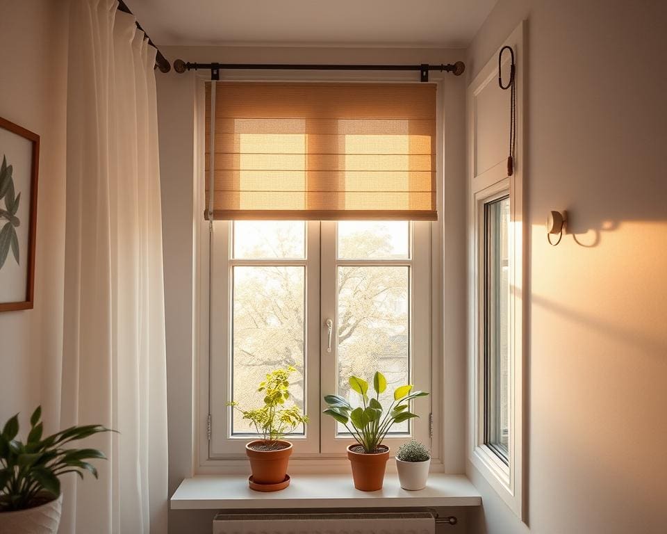 platzsparende Fensterdeko
