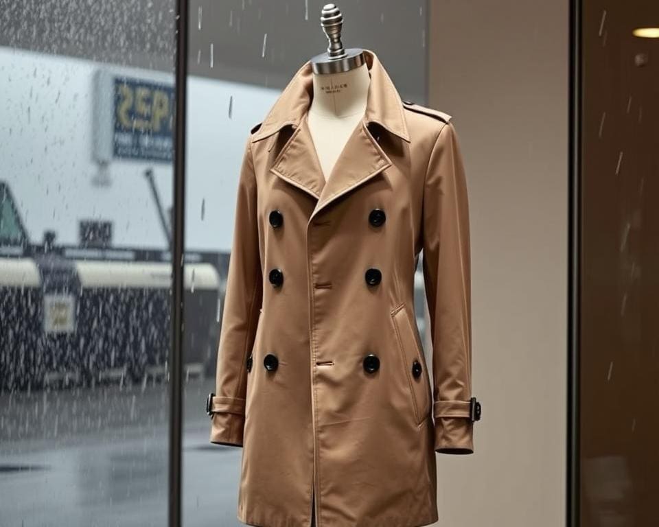 Burberry-Trenchcoats hochwertige Materialien