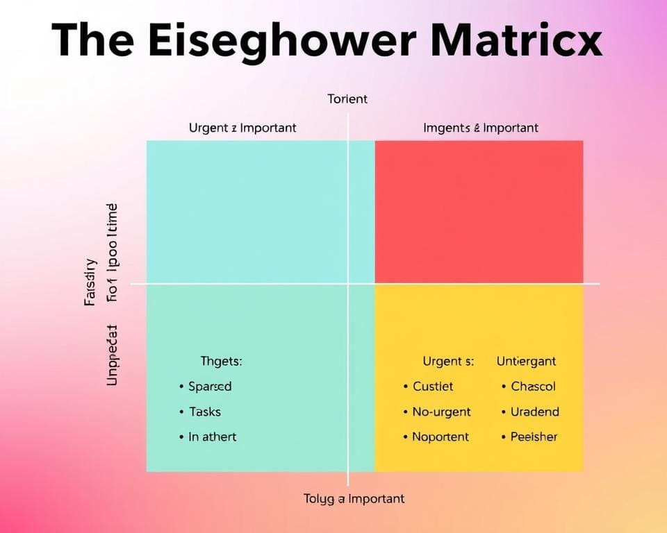 Eisenhower-Matrix zur Prioritäten setzen